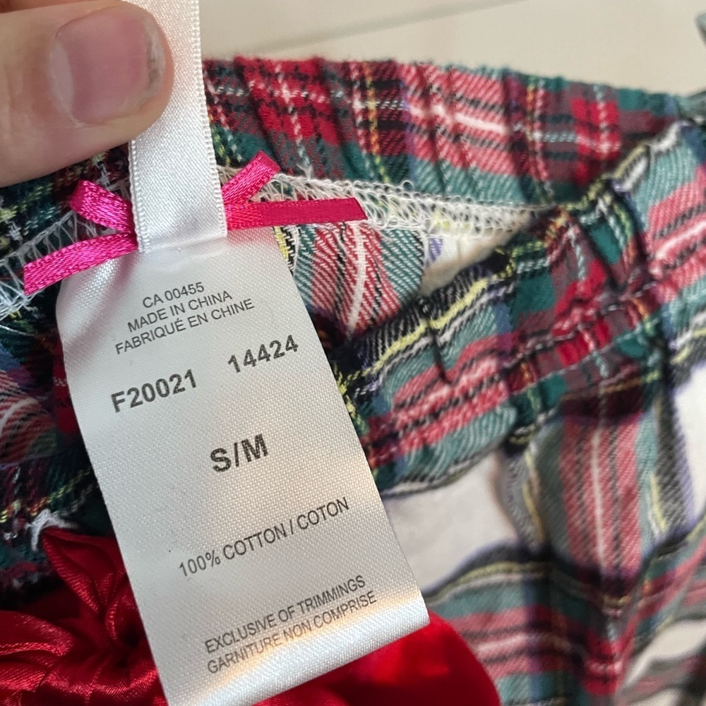 White Plaid Classic Christmas Flannel - Picture 4 of 10